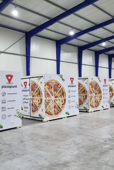 Verse en snelle Bulgaarse pizzaautomaten winnen harten